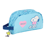 Travel Vanity Case Snoopy Love Lyseblå 26 x 16 x 9 cm produktemballage