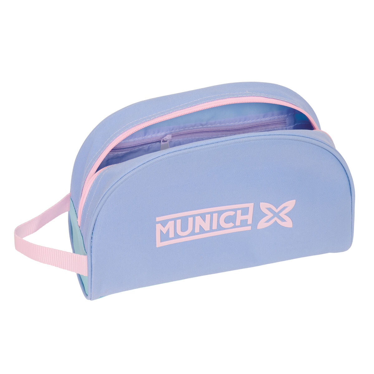 Travel Vanity Case Munich Mellow Blue Pink Himmelblå 28 x 18 x 10 cm produktemballage