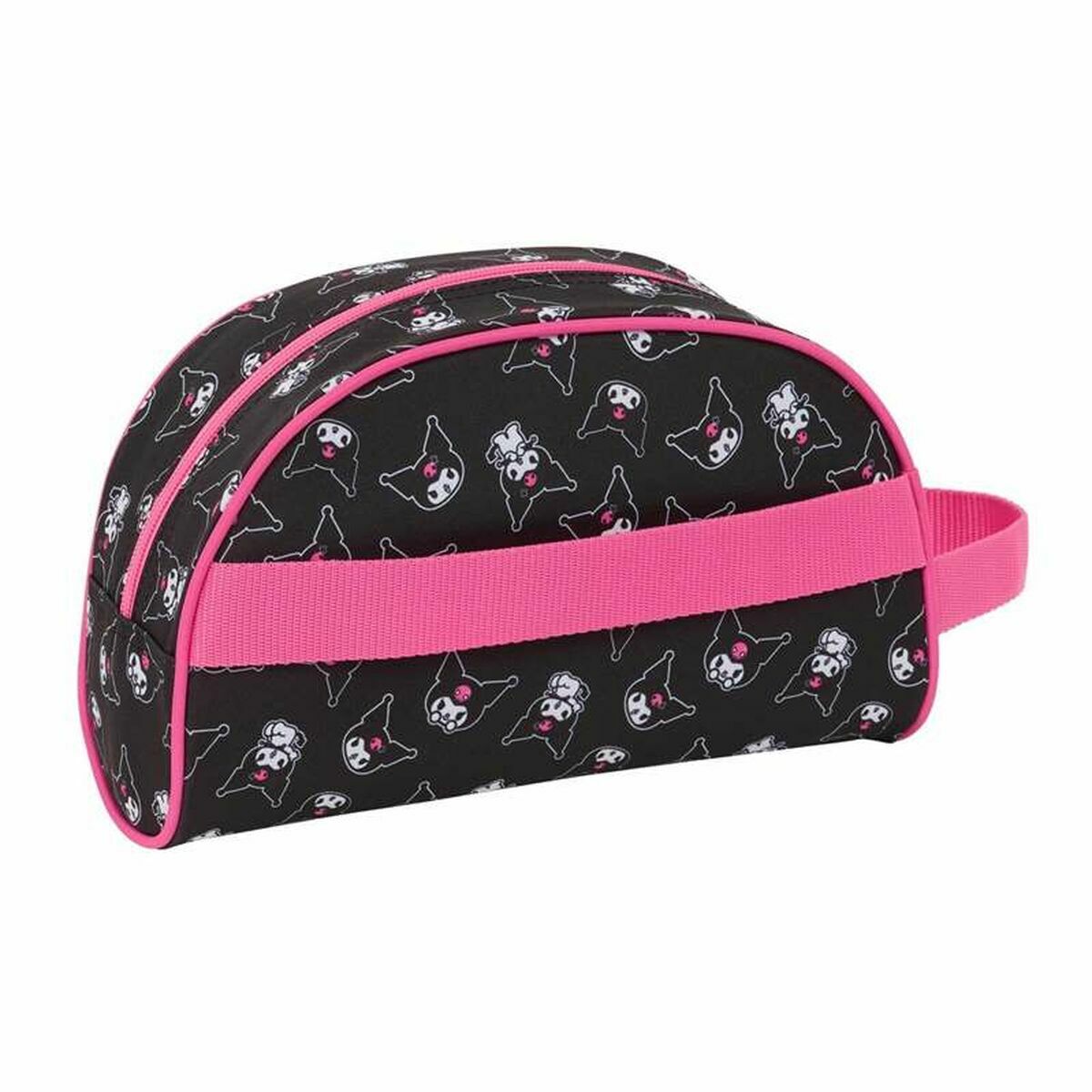 Skoletoilettaske Kuromi Sort Fuchsia 26 x 16 x 9 cm produktemballage