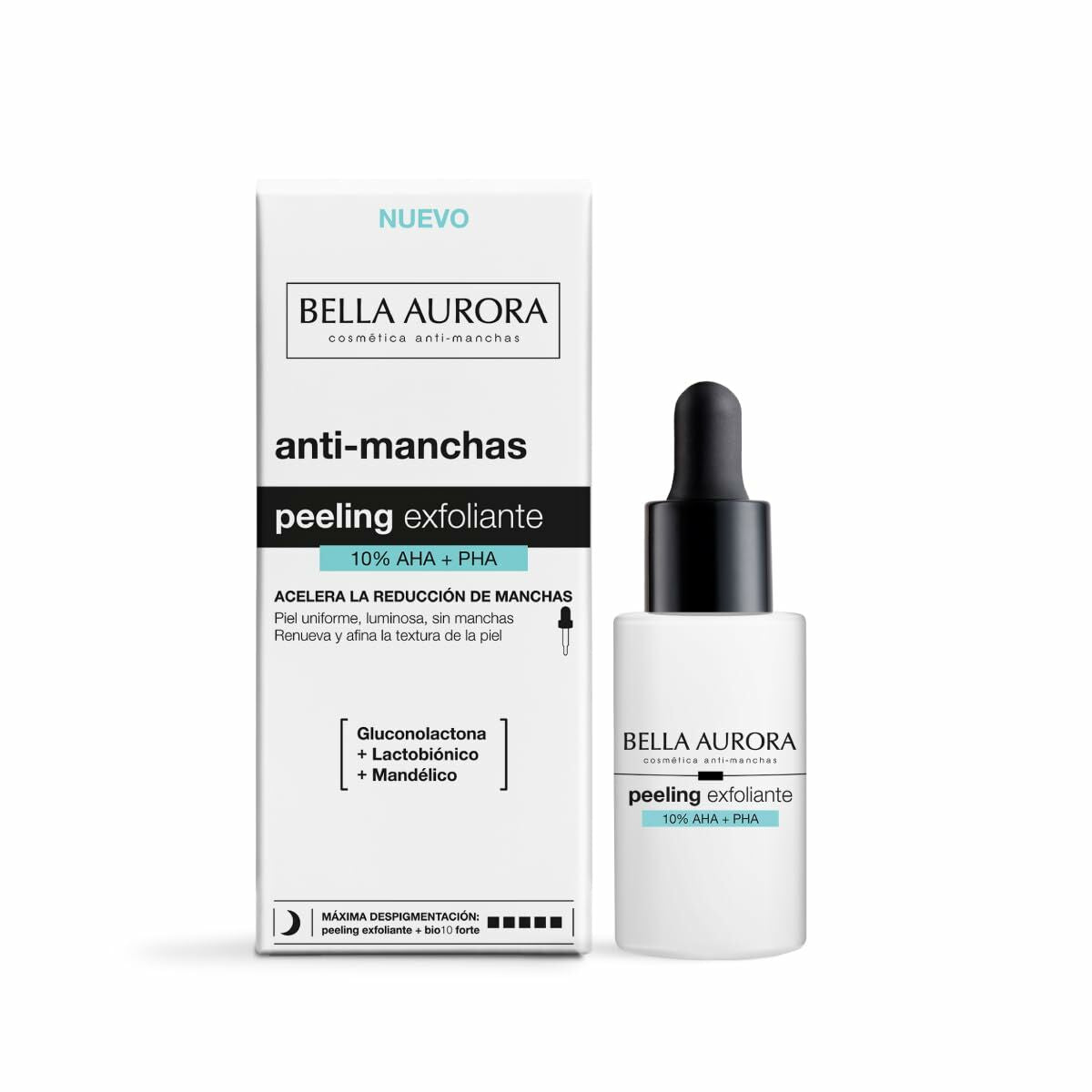 Ansigtsrensende gel Bella Aurora PEELING EXFOLIENTE 30 ml til kvinder hudpleje emballage