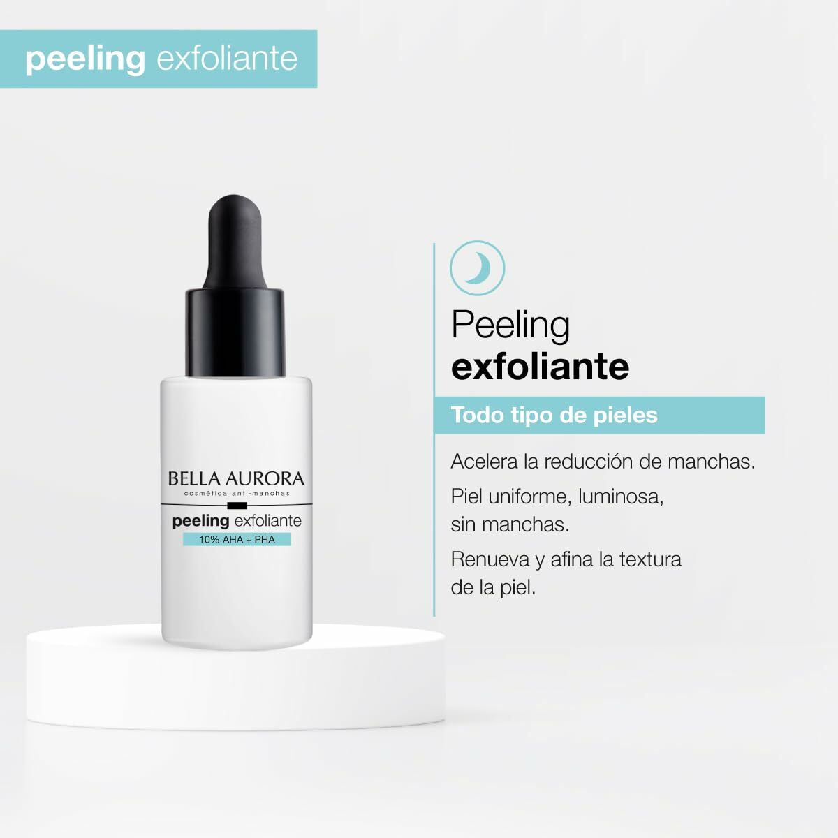 Ansigtsrensende gel Bella Aurora PEELING EXFOLIENTE 30 ml til kvinder hudpleje emballage
