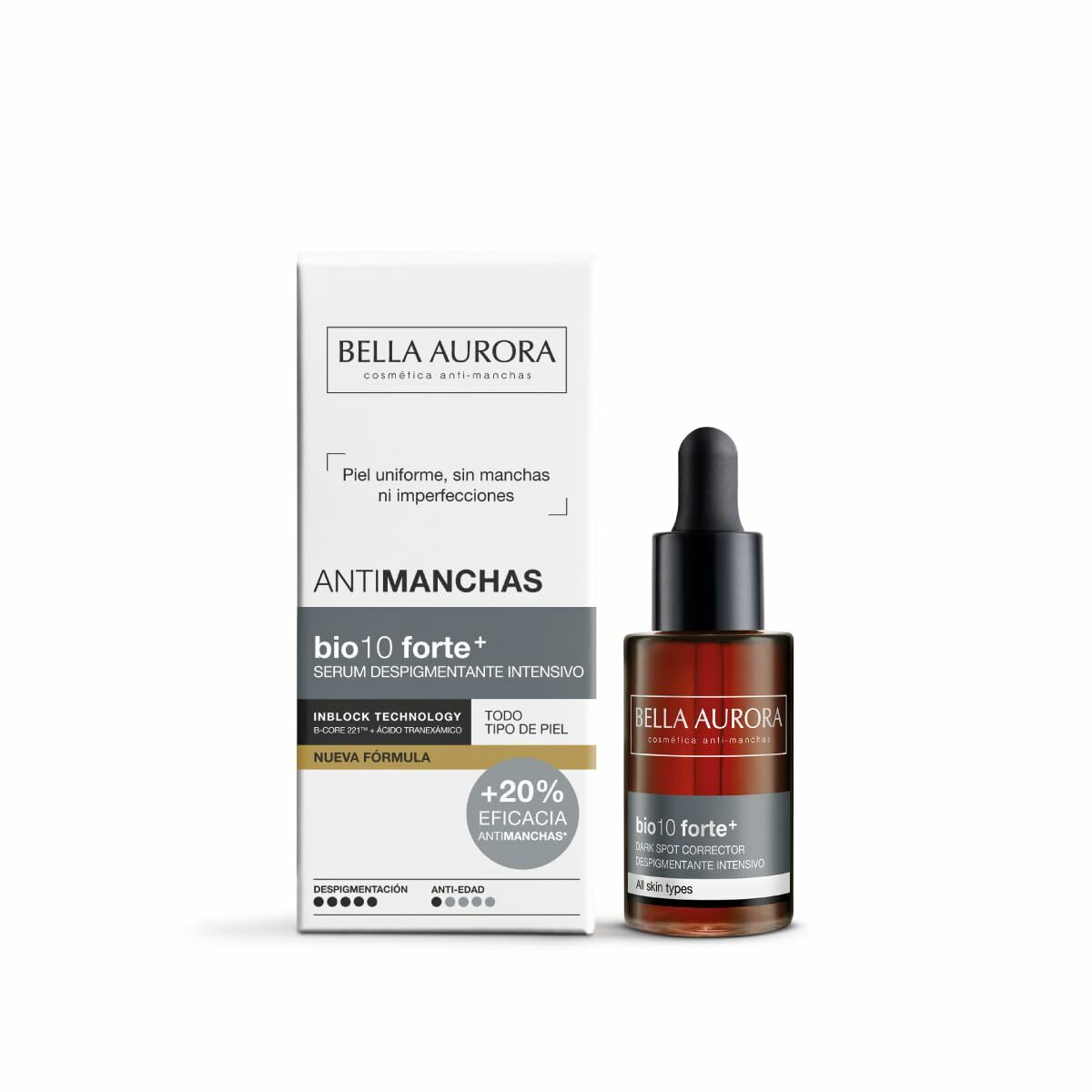 Ansigtscreme Bella Aurora BIO10 30 ml hudplejeemballage
