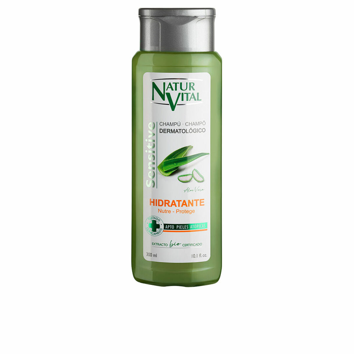 Fugtgivende Shampoo Naturaleza y Vida Sensitive 300 ml shampooflaske