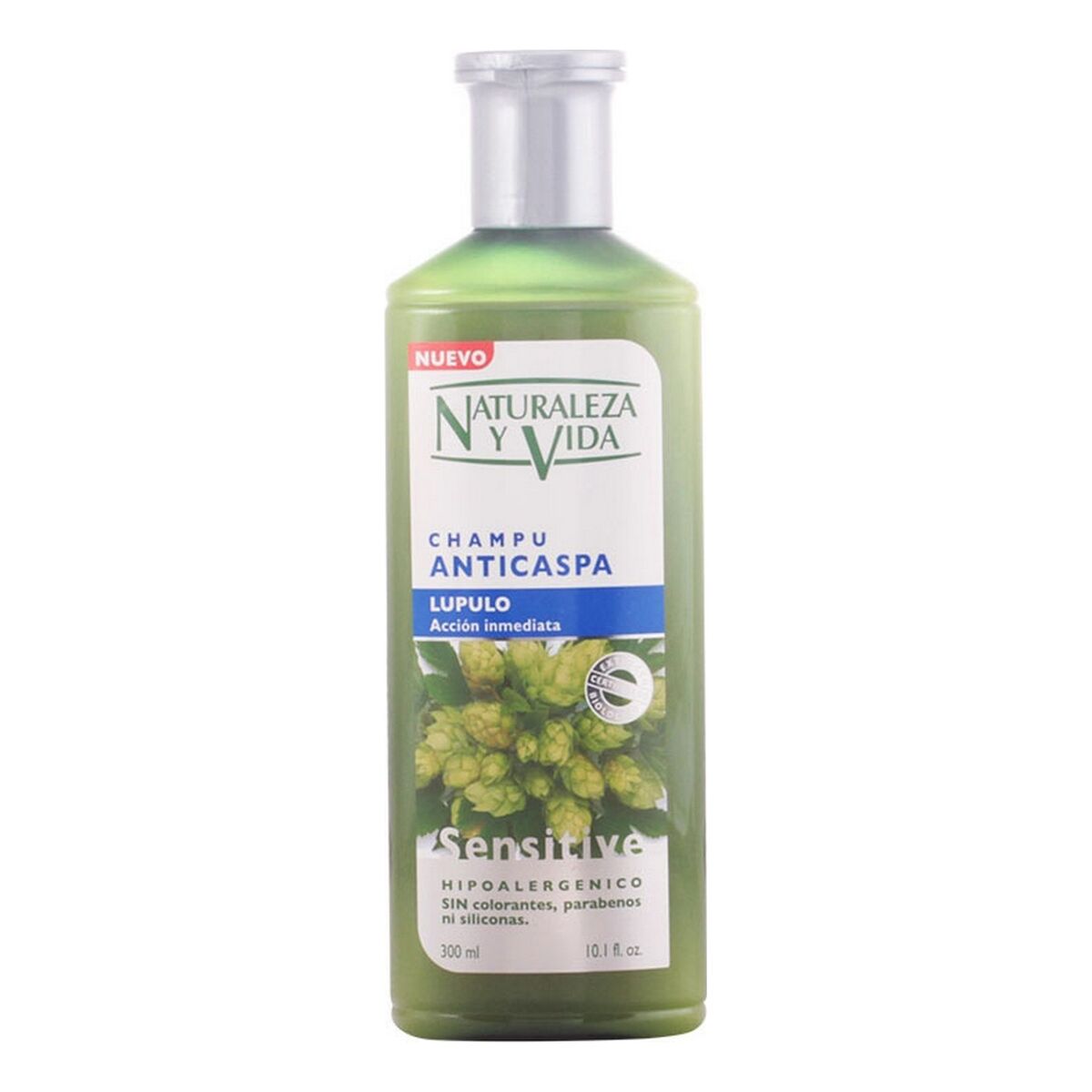 Shampoo Naturaleza y Vida Sensitive Anti-skæl (300 ml) shampooflaske