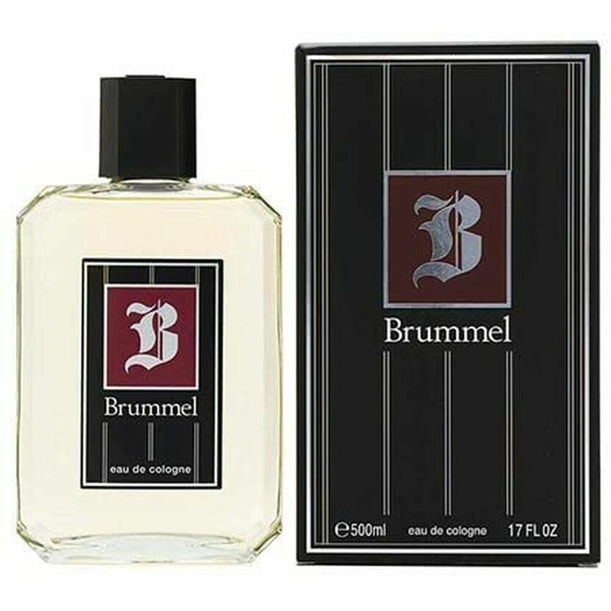 Herreparfume Puig Brummel EDC 500 ml til mænd produktemballage