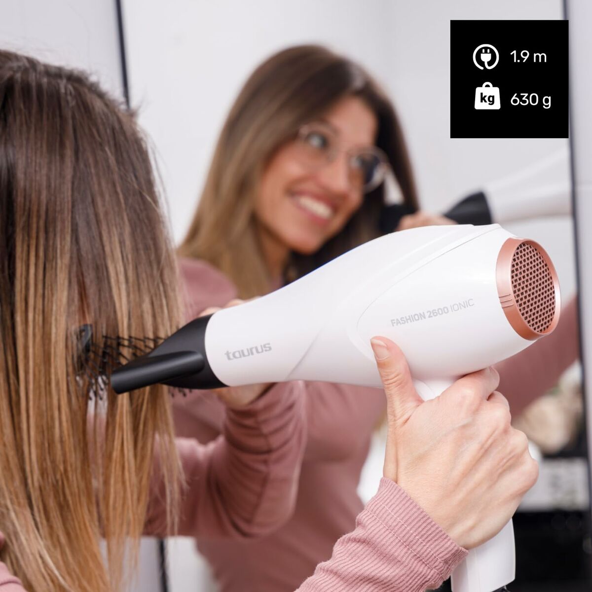 Hårtørrer Taurus FASHION 2600 IO produktemballage
