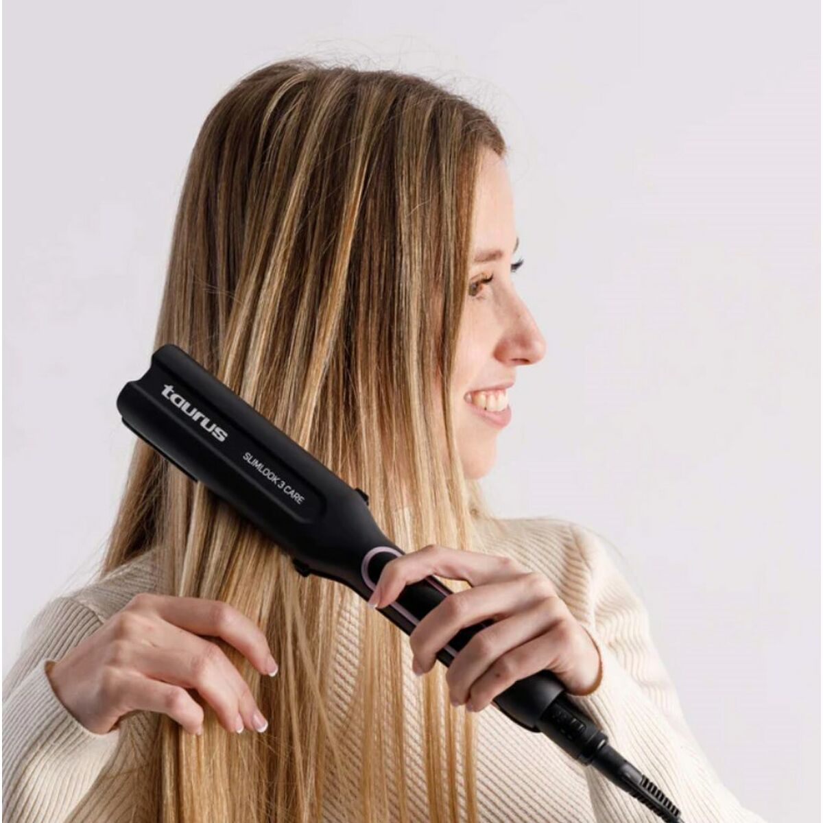 Hårglattemiddel Taurus Slimlook 3 Care-produktemballage