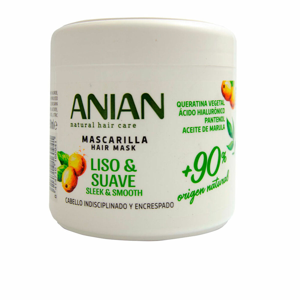 Hårmaske Anian Liso Suave 350 ml til kvinder hårmaske emballage