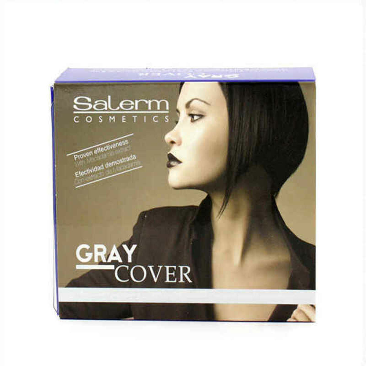 Grey Hair Concealing Ampules Salerm GREY COVER 5 ml til Dame produktemballage