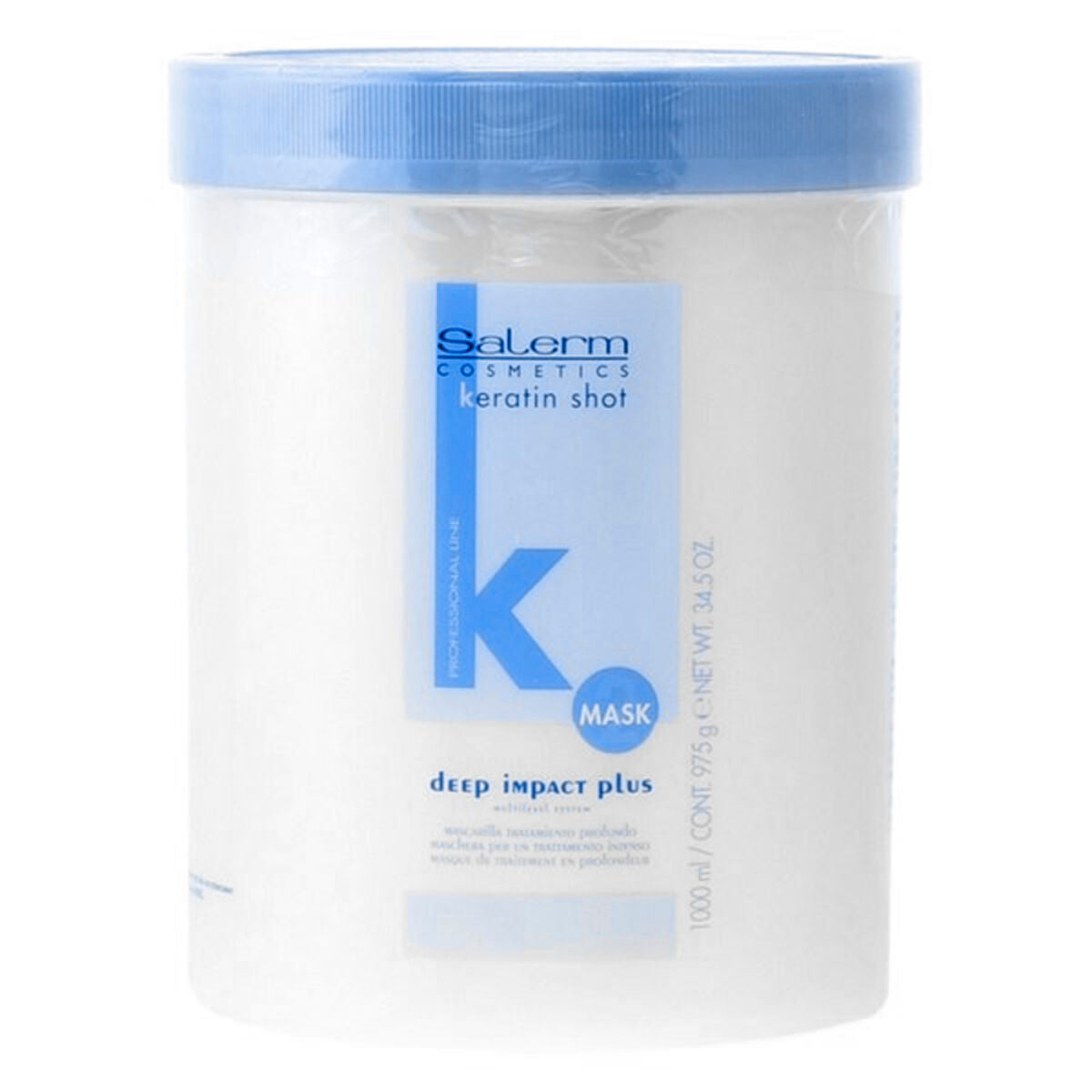 Nærende hårmaske Keratin Shot Salerm hårmaske emballage