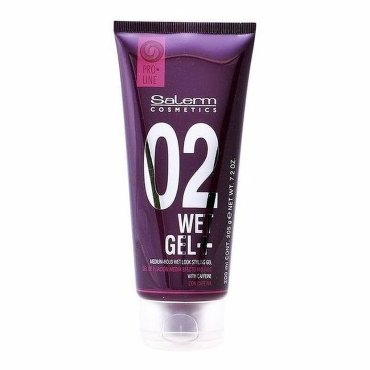 Strong Hold Gel Salerm Wet 200 ml hudplejeemballage
