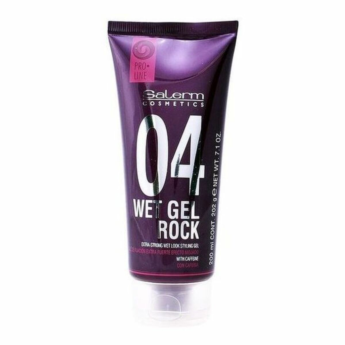 Ekstrastærk Top Gel Salerm Wet Gel Rock 200 ml hudplejeemballage