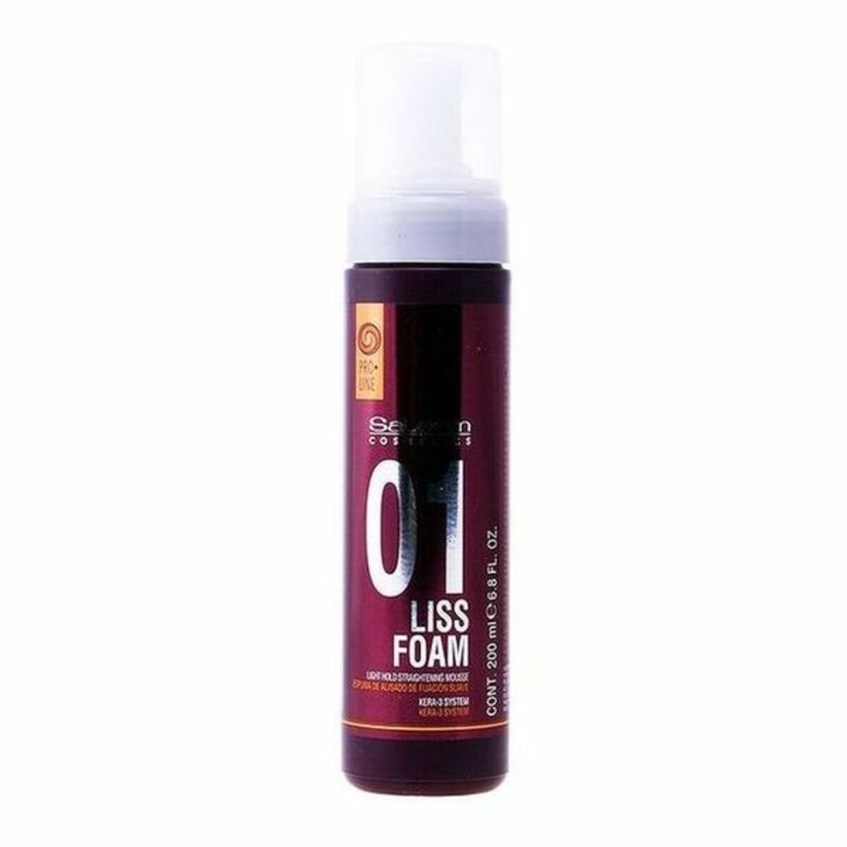 Hair Straightening Cream Liss Foam Salerm 973- (200 ml) 200 ml hudplejeemballage