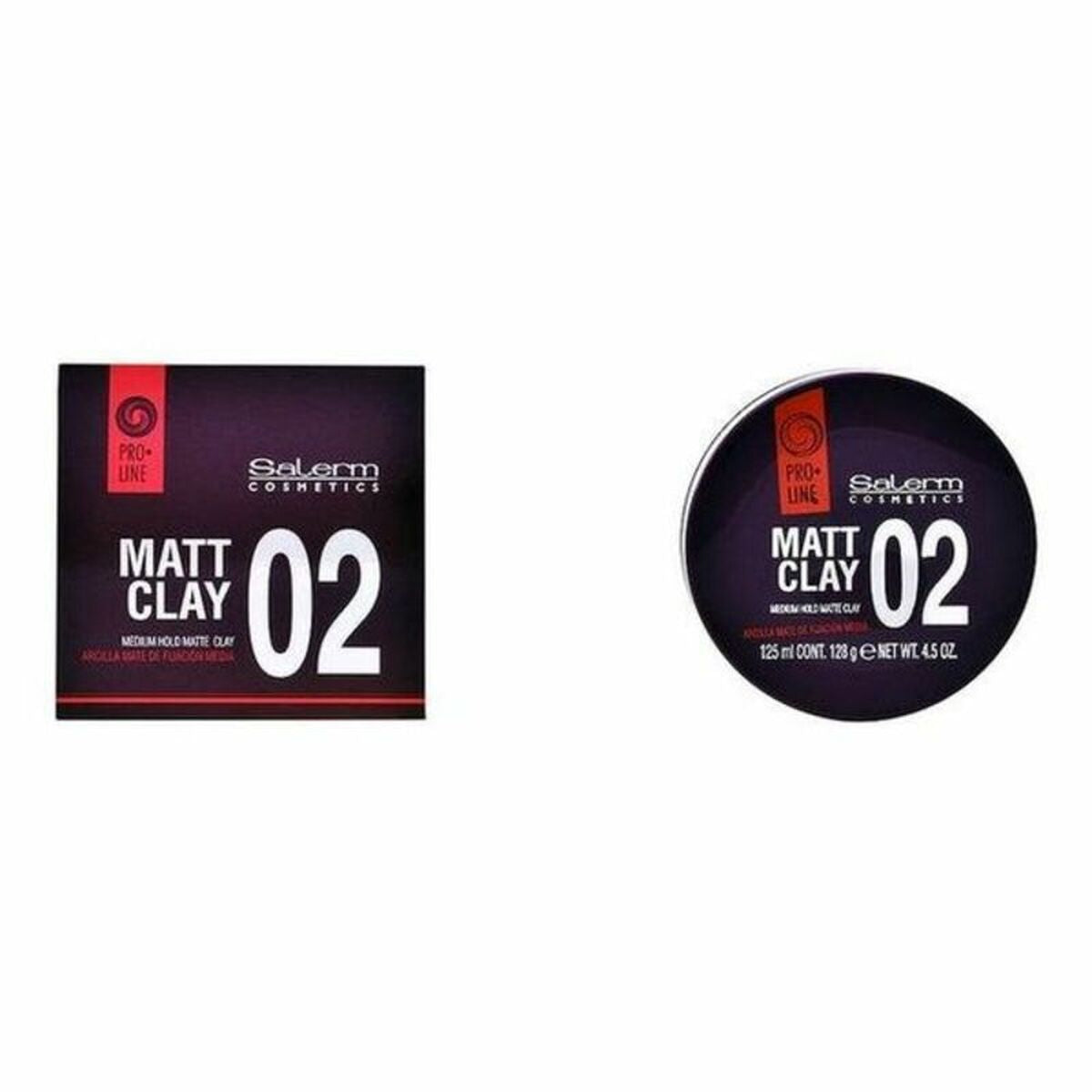 Hårpasta Matt Clay Salerm (125 ml) produktemballage