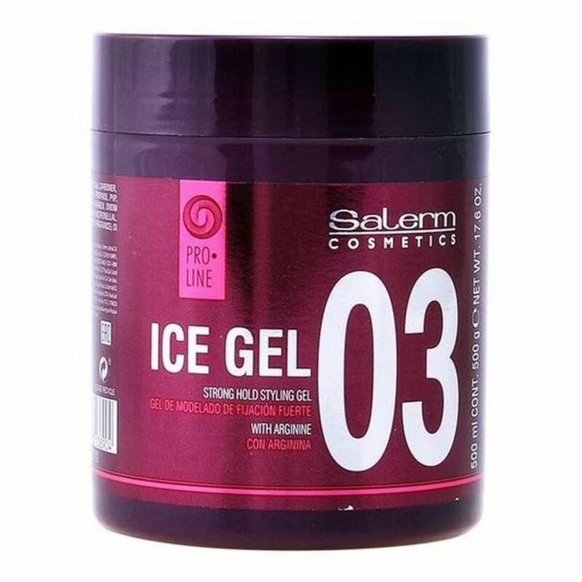 Strong Hold Gel Ice Salerm Ice Gel (500 ml) hudplejeemballage