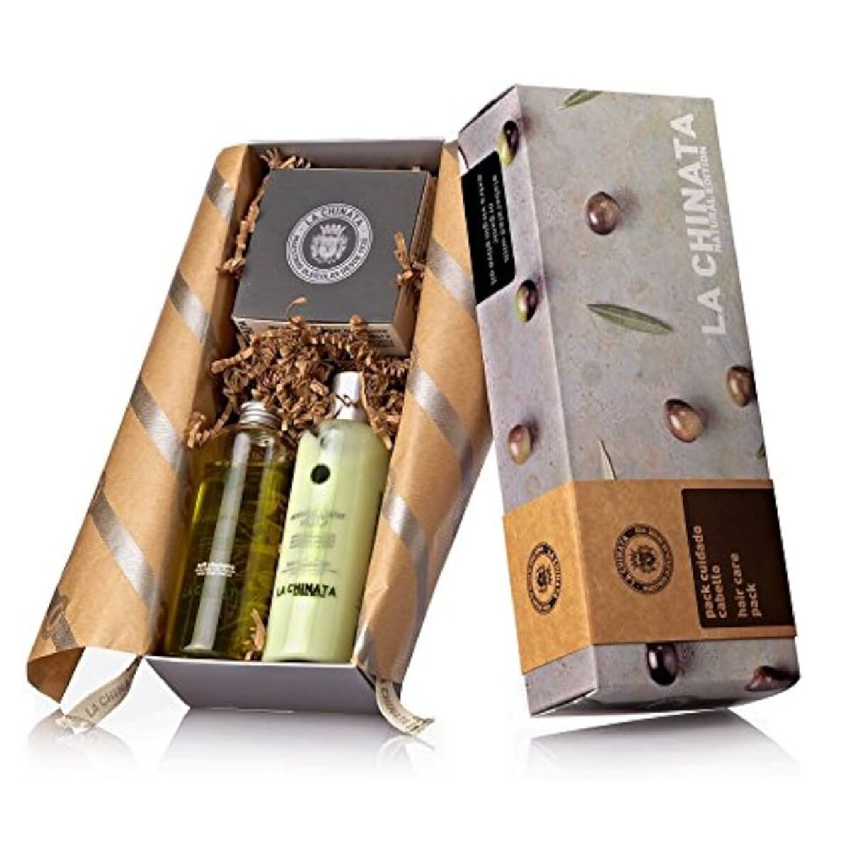 Hårdressingsæt La Chinata Hair Care 3 stk. produktemballage