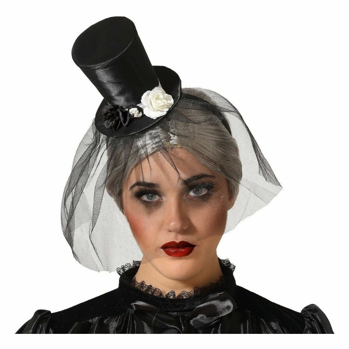 Pandebånd Black Widow Halloween produktemballage
