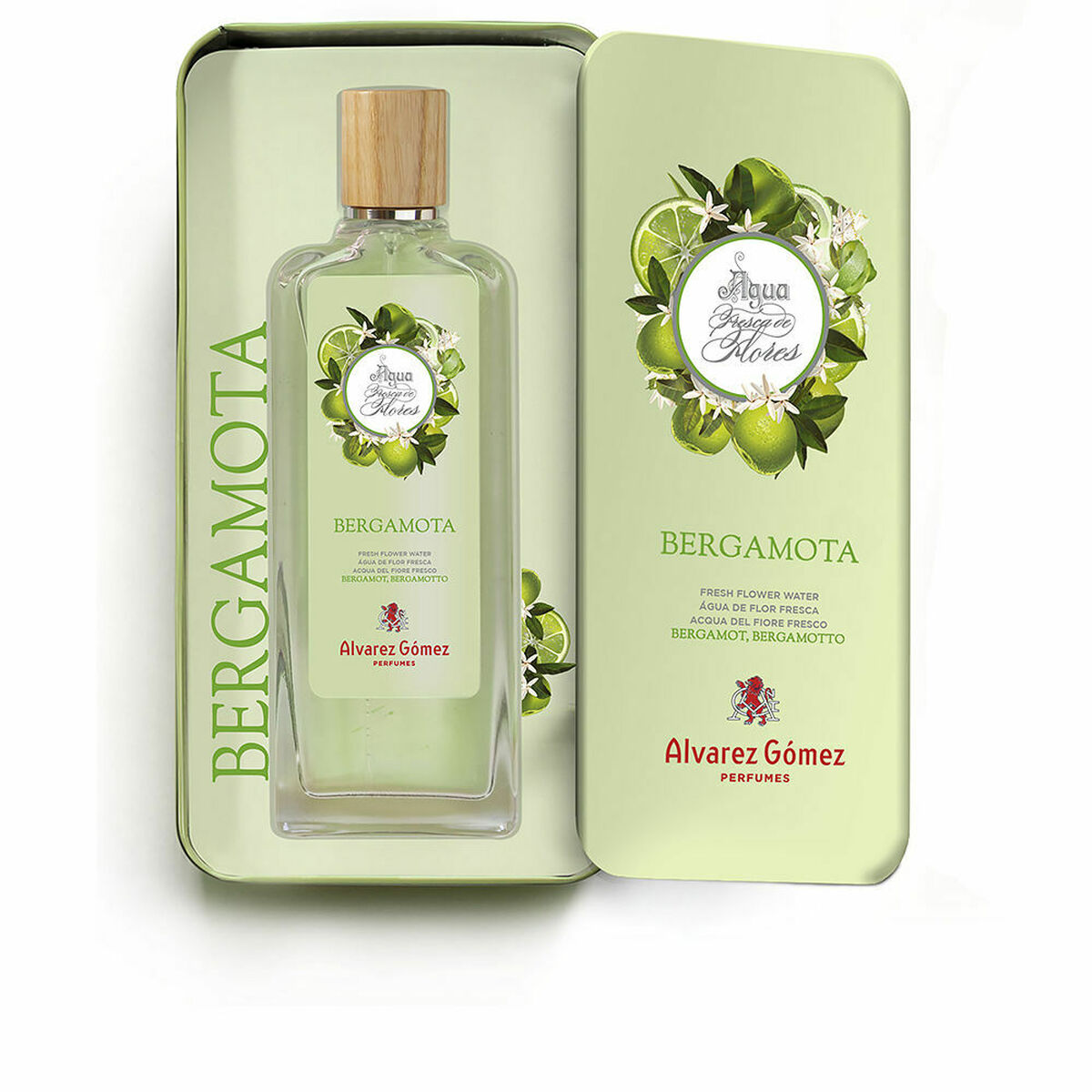 Unisex parfume Alvarez Gomez Agua Fresca Flores Bergamota EDT 150 ml flaske