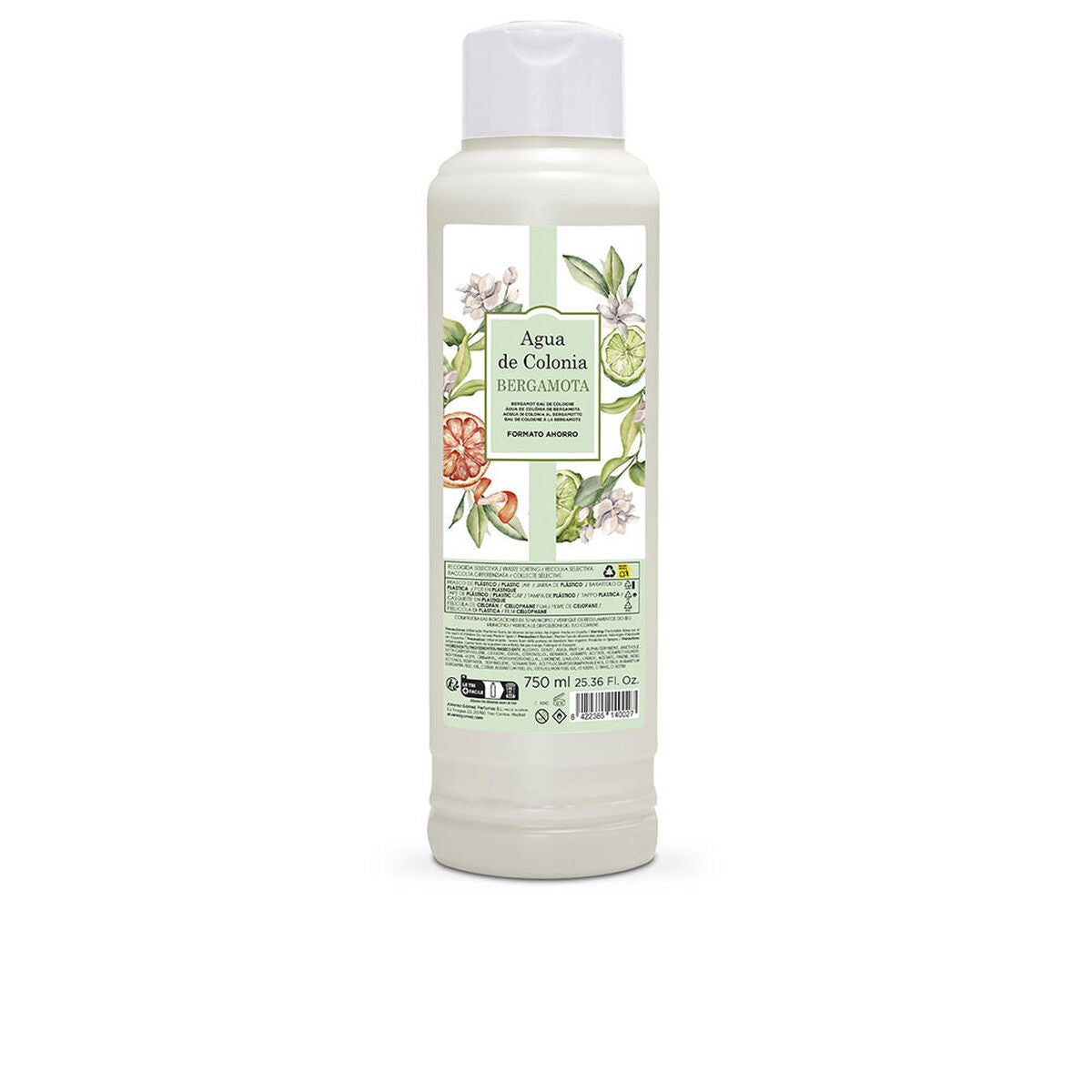Eau de Cologne Alvarez Gomez Bergamota EDC 750 ml flaske