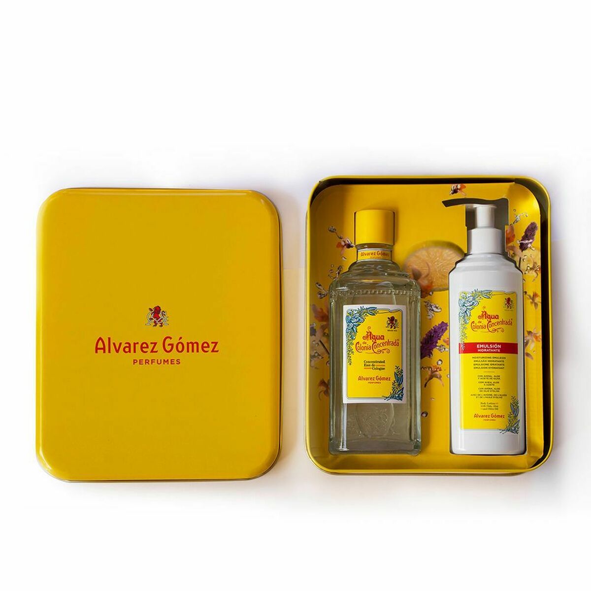 Unisex parfumesæt Alvarez Gomez Agua de Colonia Concentrada EDC 2 stykkers produktemballage
