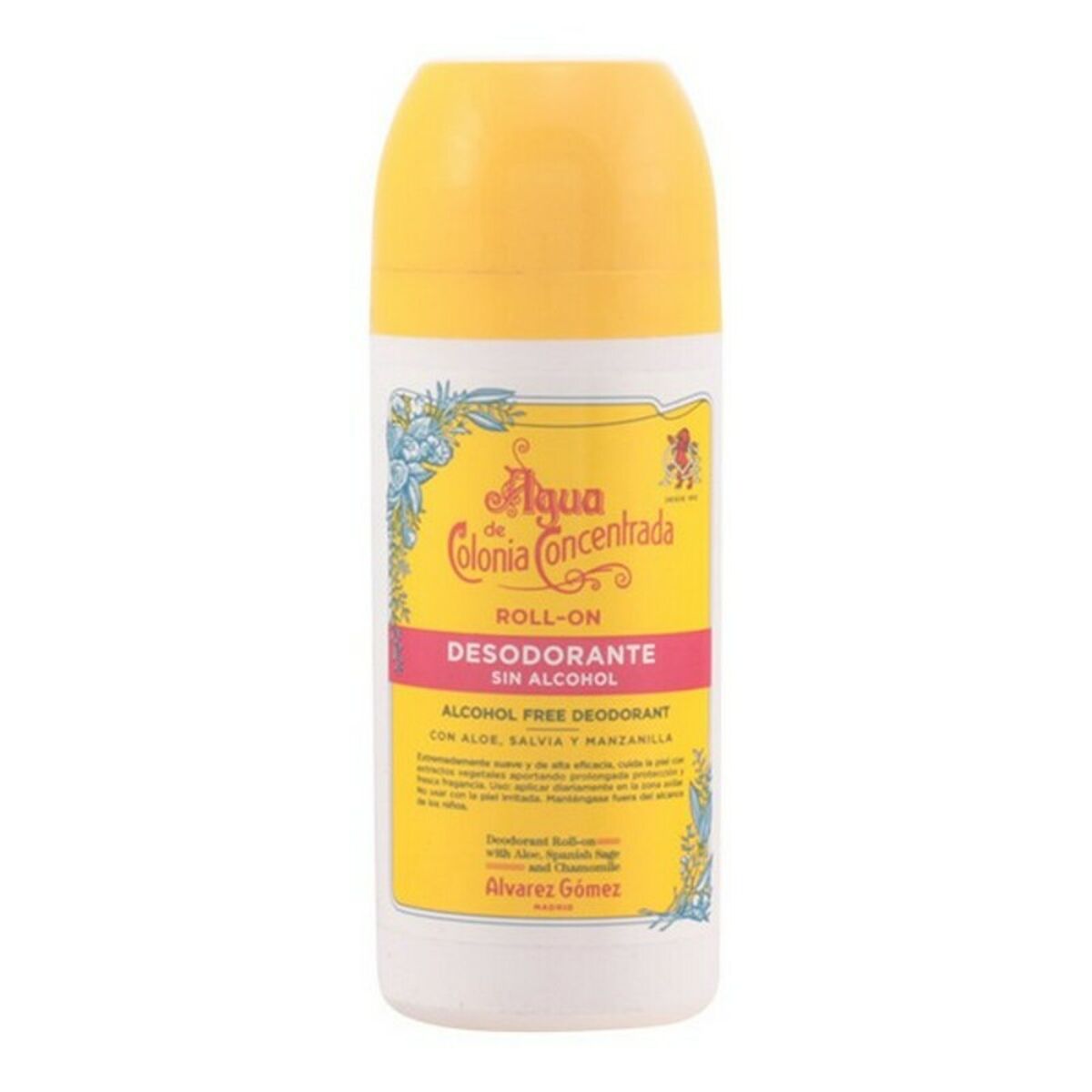 Roll-On Deodorant Alvarez Gomez Agua De Colonia Concentrada 75 ml til Damer produktemballage