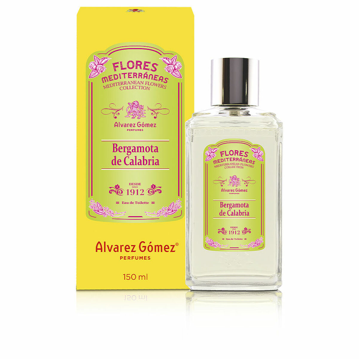 Unisex parfume Alvarez Gomez EDT Bergamota de Calabria 150 ml flaske