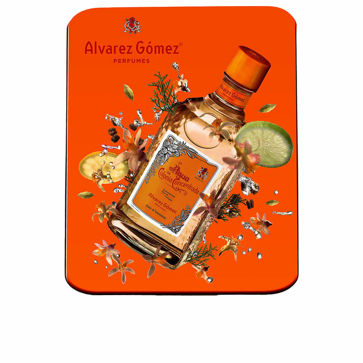 Unisex' parfumesæt Alvarez Gomez Agua de Colonia Concentrada Eau d'Orange 2 stykker til kvinder produktemballage