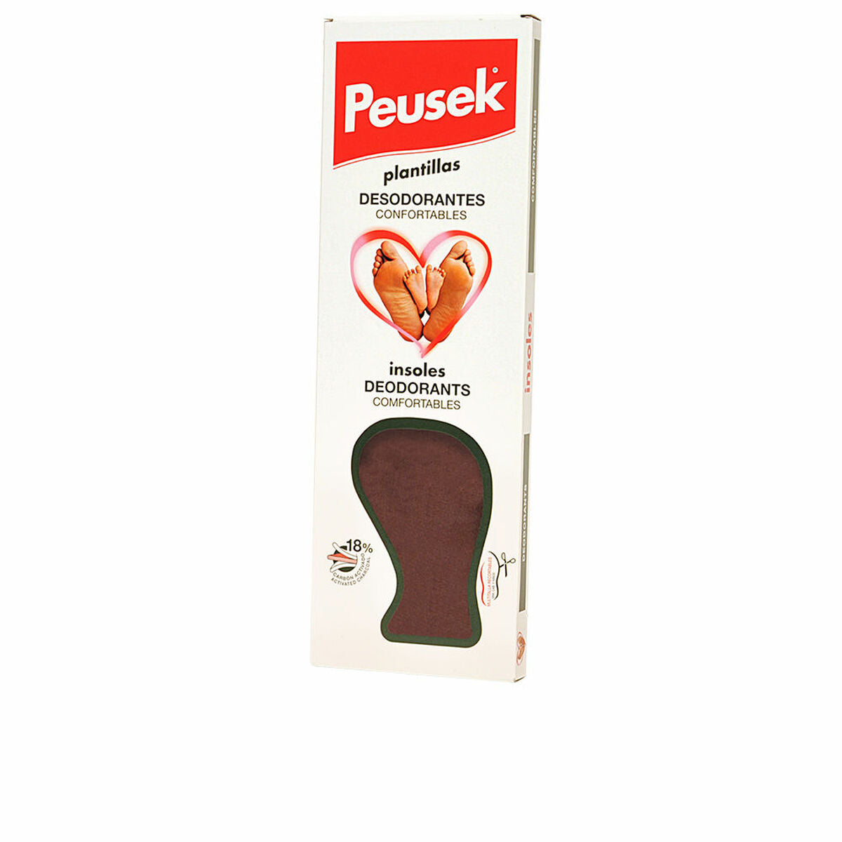 Deodorant Peusek PLANTILLAS produktemballage