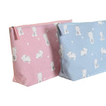 Travel Vanity Case DKD Home Decor Blå Pink polialgodon osos 33 x 8 x 21 cm (2 enheder) produktemballage