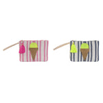 Toilettaske Home ESPRIT Blå Pink 26 x 2 x 19 cm (2 enheder) produktemballage