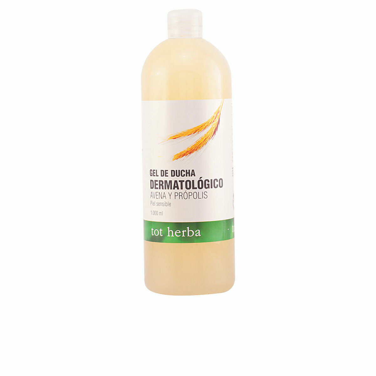 Dermatologisk havre- og propolis-brusegel Tot Herba Gel De Ducha Dermatológico 1 L hudplejeemballage