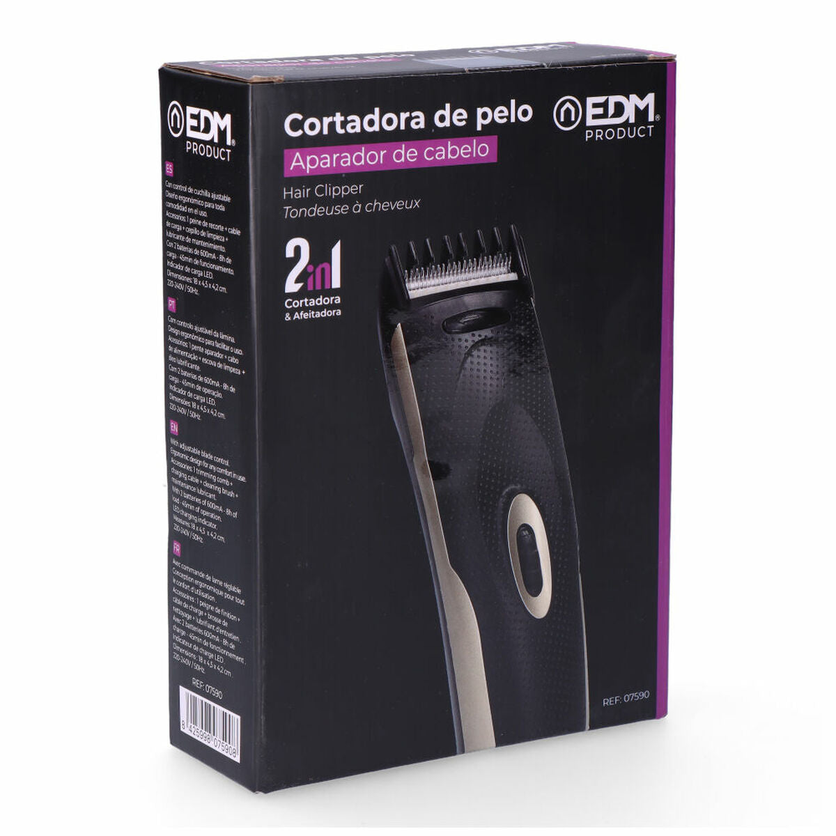 Hårklippere/Shaver EDM produktemballage