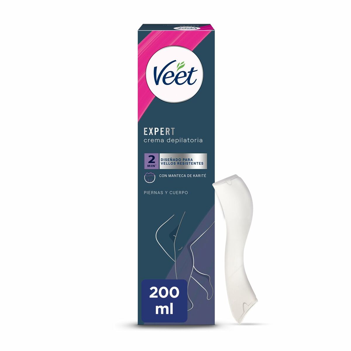 Body Hair Removal Cream Veet Expert 200 ml hudplejeemballage
