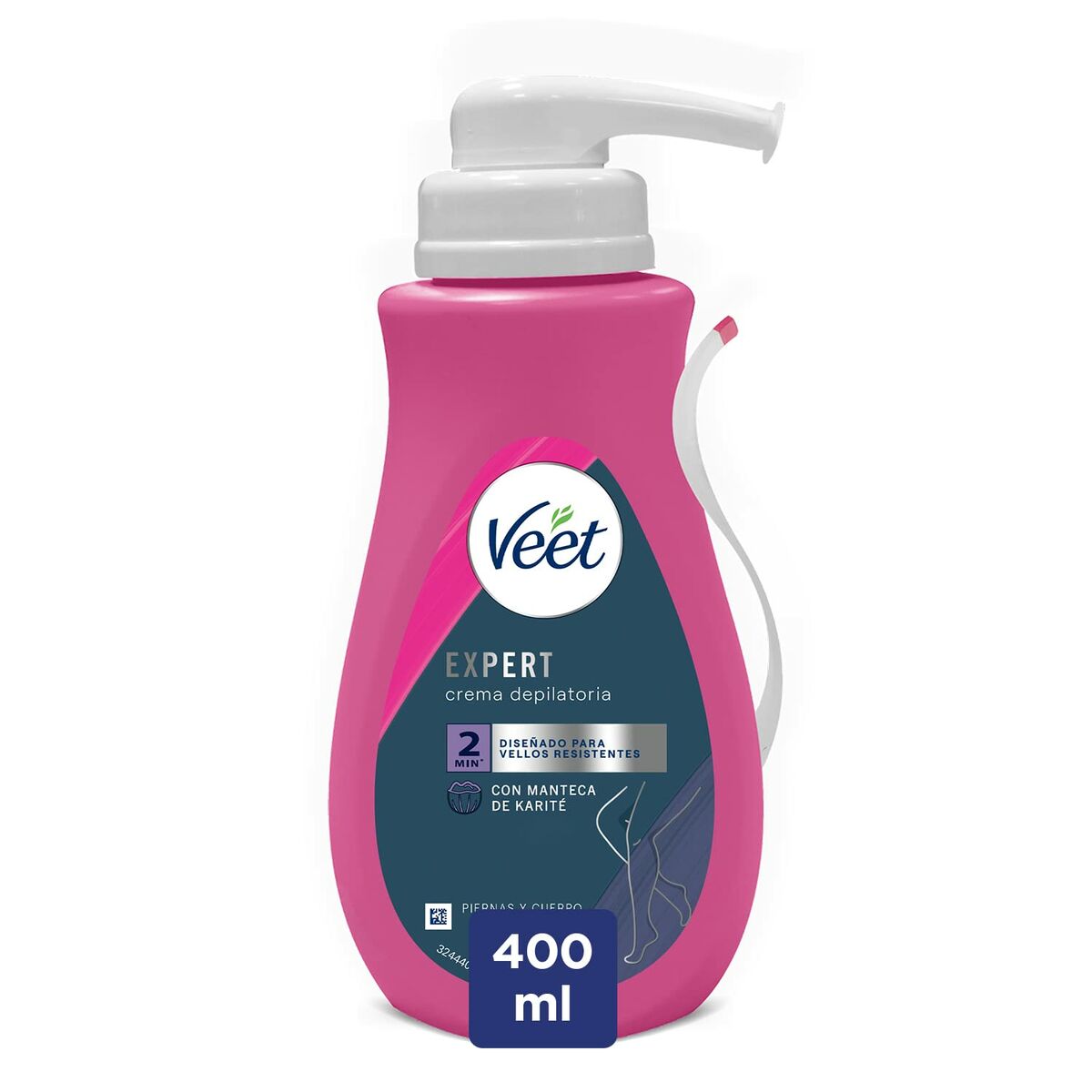 Body Hair Removal Cream Veet Expert 400 ml hudplejeemballage
