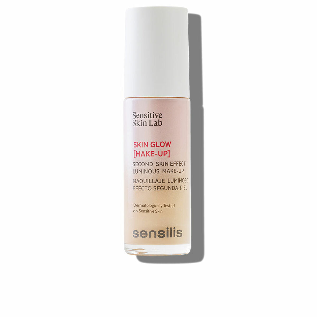 Flydende Make Up Base Sensilis SKIN GLOW Nº 01 Ivory 30 ml produktemballage