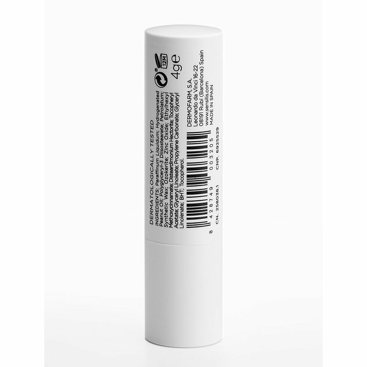 Læbepomade Sensilis Hydraction Spf 10 4 g Fugtgivende hudplejeemballage