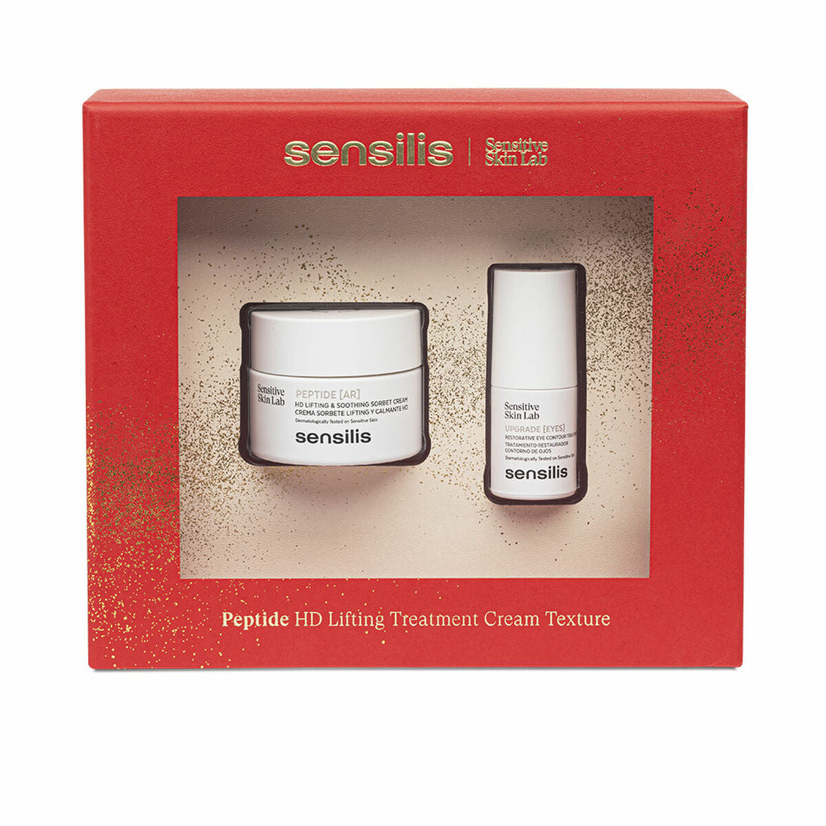 Kosmetisk sæt Sensilis PEPTIDE 2 stk. produktemballage