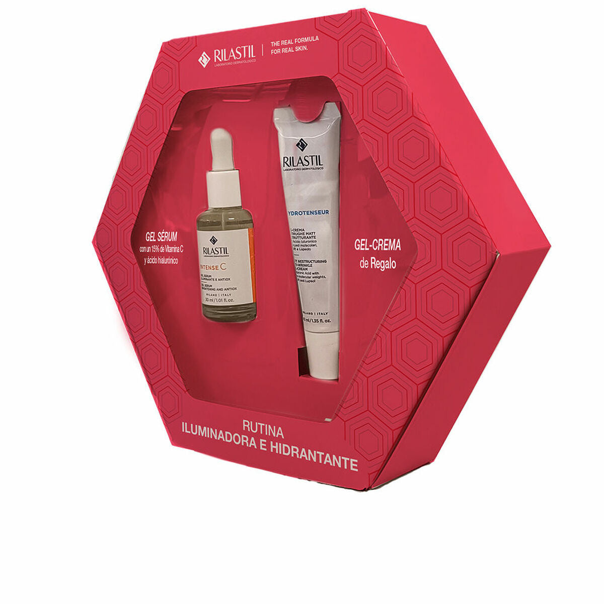Kosmetisk sæt Rilastil INTENSE 2 stks produktemballage