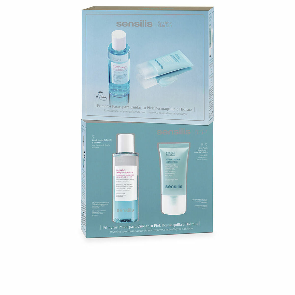 Kosmetisk sæt Sensilis HYDRA ESSENCE 2 stk. produktemballage