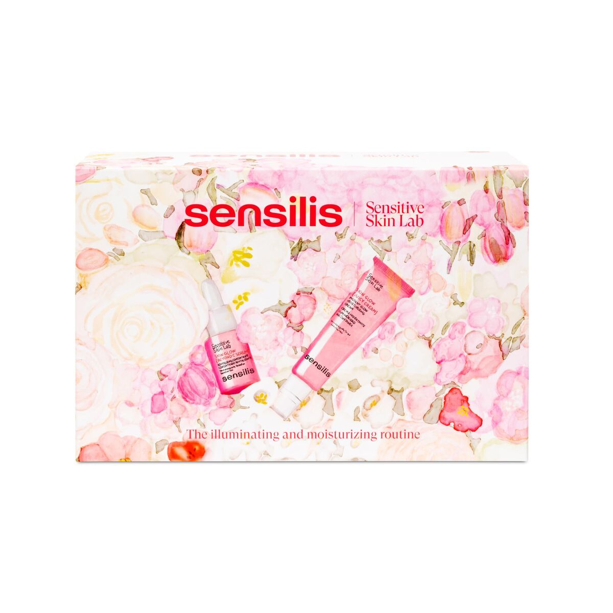 Kosmetiksæt til kvinder Sensilis SKIN GLOW FACIAL 2 stk. produktemballage