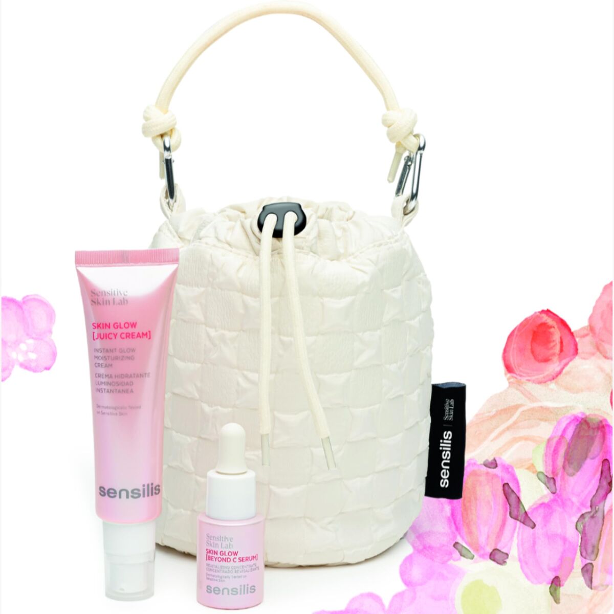 Kosmetiksæt til kvinder Sensilis SKIN GLOW FACIAL 2 stk. produktemballage