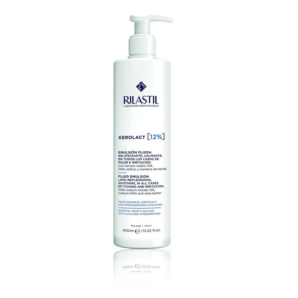 Body Lotion Rilastil Xerolact 400 ml Beroligende hudplejeemballage