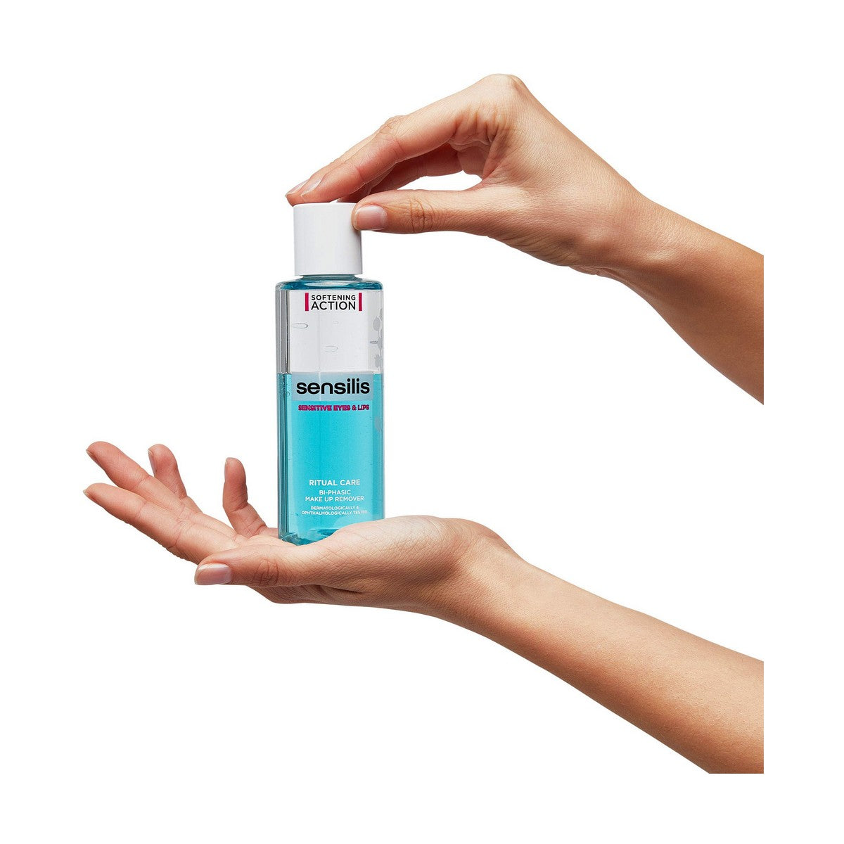Bifasisk ansigts makeupfjerner Sensilis Ritual Care 150 ml Eyes produktemballage