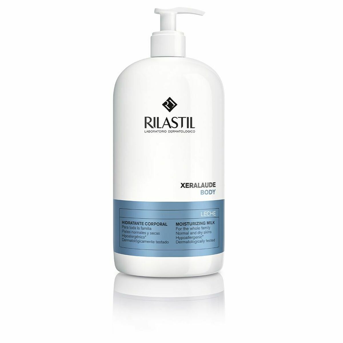 Moisturizing Body Milk Rilastil 1L produktemballage