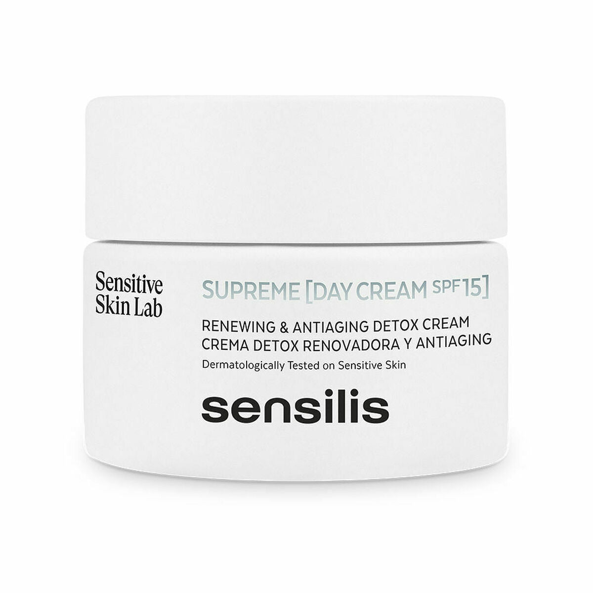 Dagtimerne Anti-aging Cream Sensilis Supreme Spf 15 50 ml til kvinder hudpleje emballage