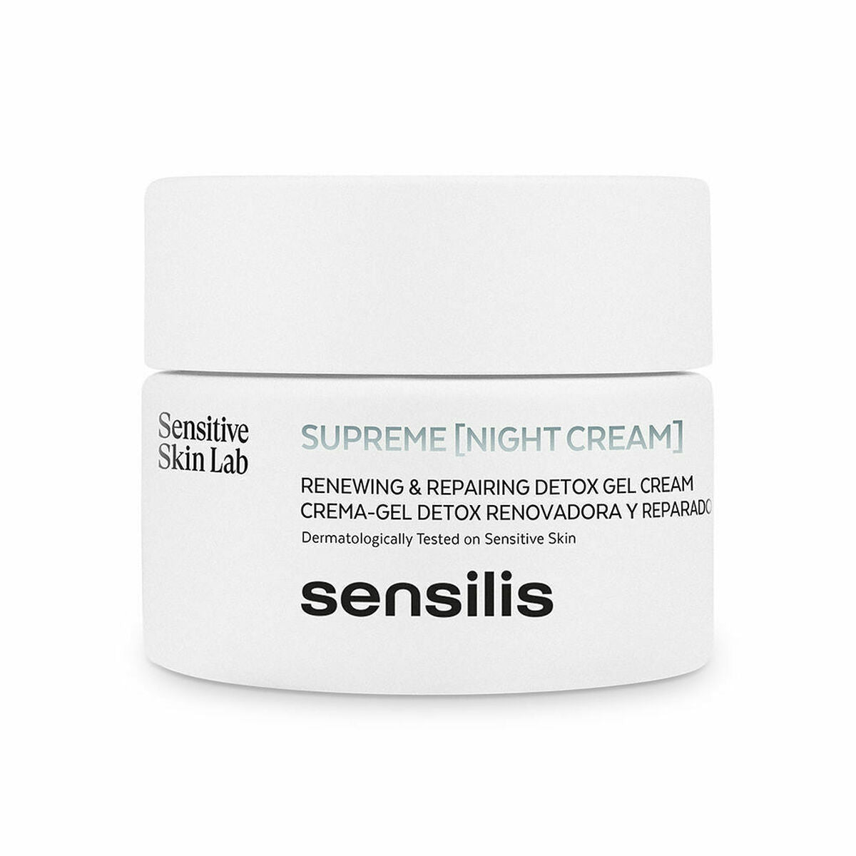 Anti-rynke natcreme Sensilis Supreme Real Detox 50 ml til kvinder hudpleje emballage