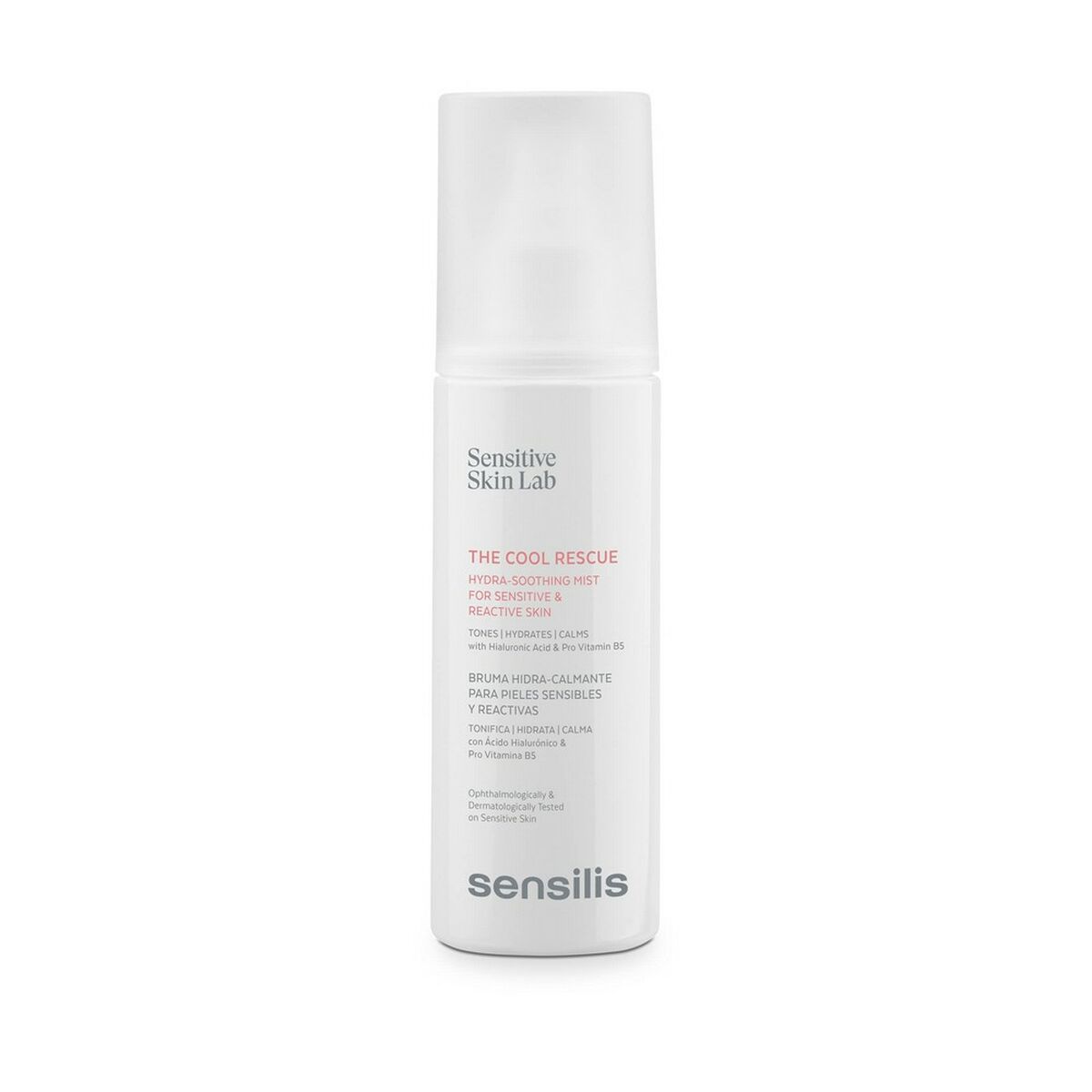 Facial Mist Sensilis The Cool Rescue 150 ml Fugtgivende Beroligende produktemballage