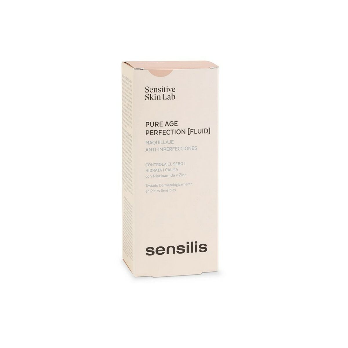 Creme Make-up Base Sensilis Pure Age Perfection 02-sand Nº 02-Sand 30 ml Anti-imperfektioner produktemballage