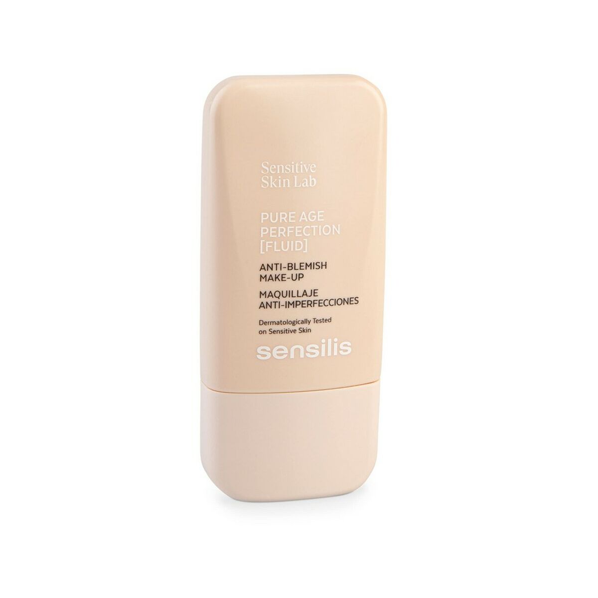 Creme Make-up Base Sensilis Pure Age Perfection Nº 04-Peche Dore 30 ml Anti-imperfektioner produktemballage