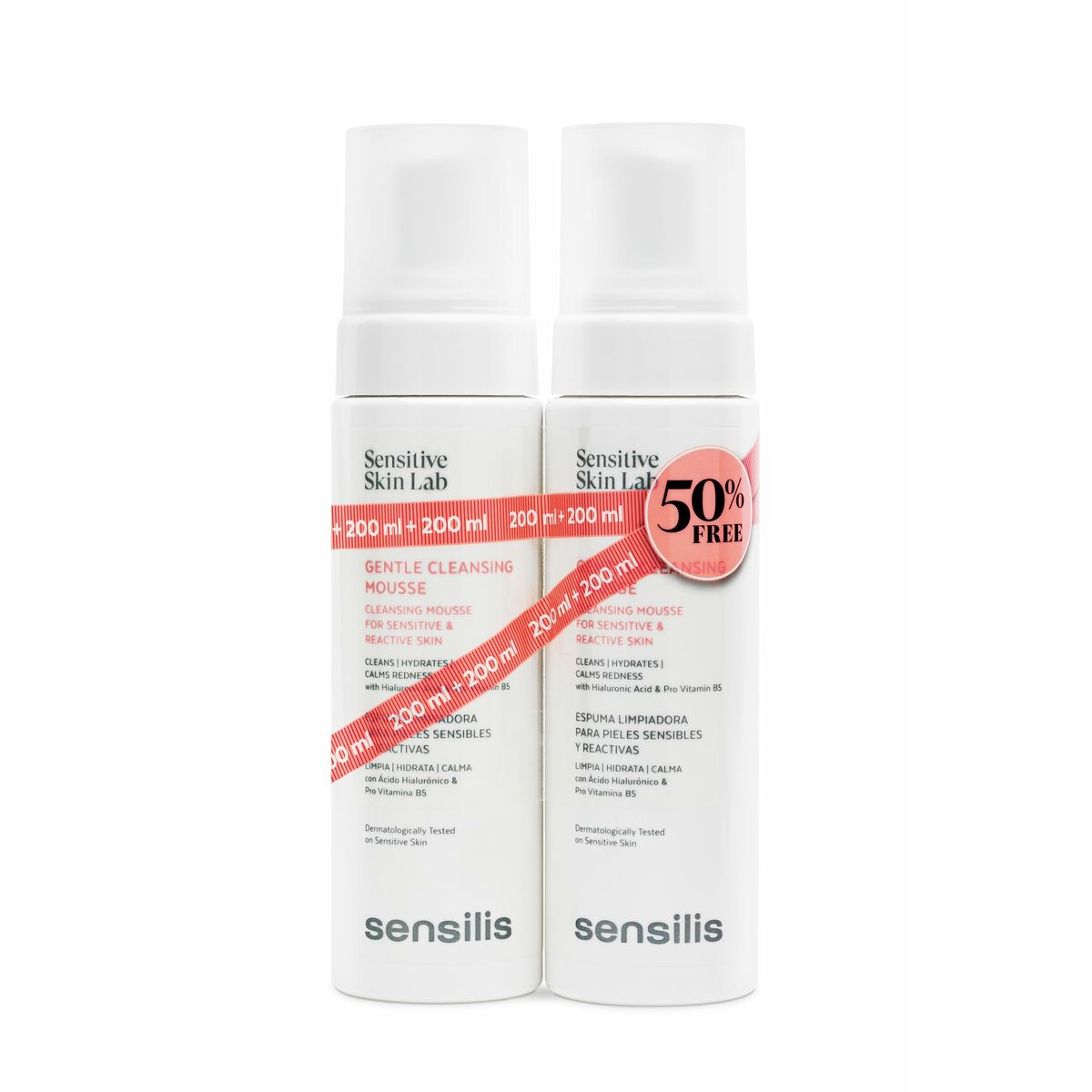 Cleansing Foam Sensilis 2 x 200 ml Soothing for Women produktemballage